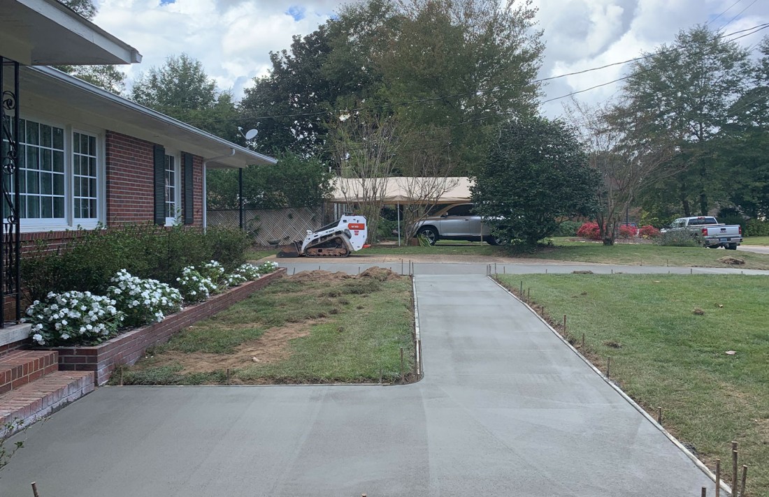 Concrete Driveway | Newnan, GA | Apex Driveway Co. - Image-Auburn-2